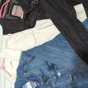 Girls jean jacket bundle (3 items)